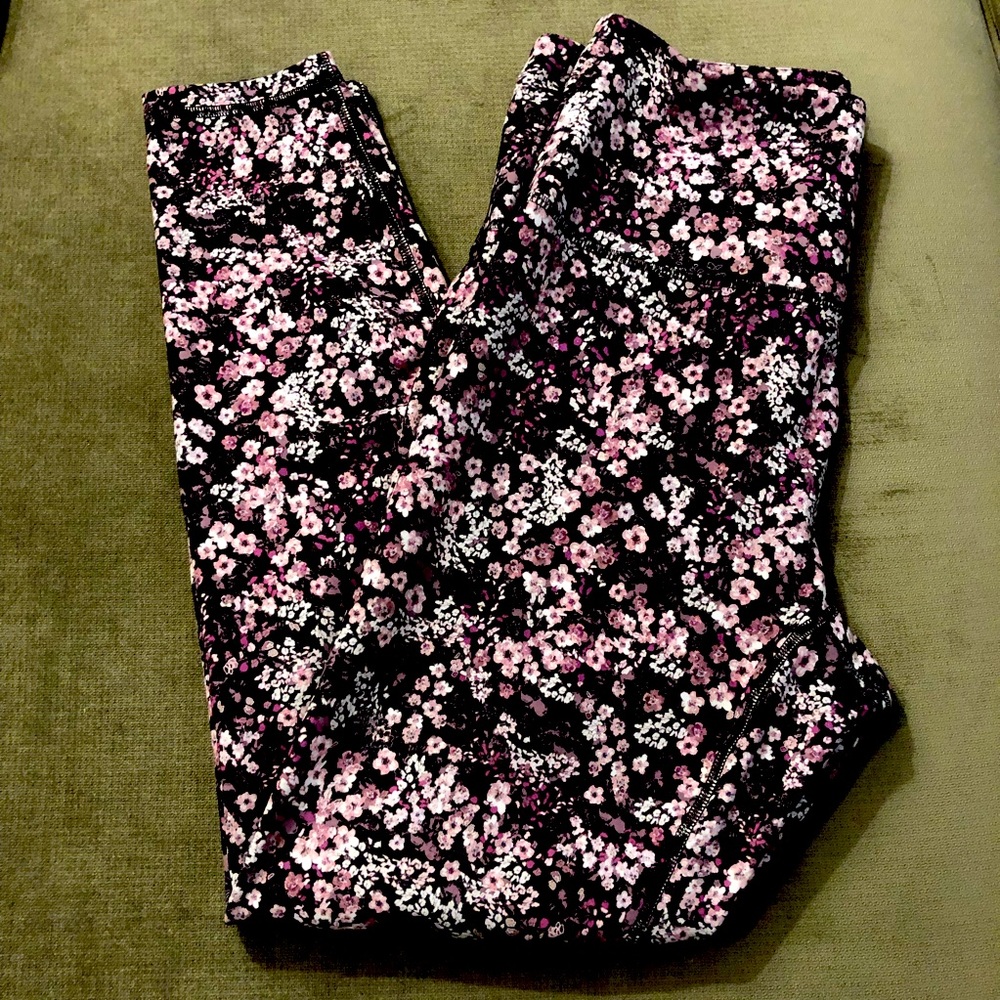 RBX floral ankle length leggings